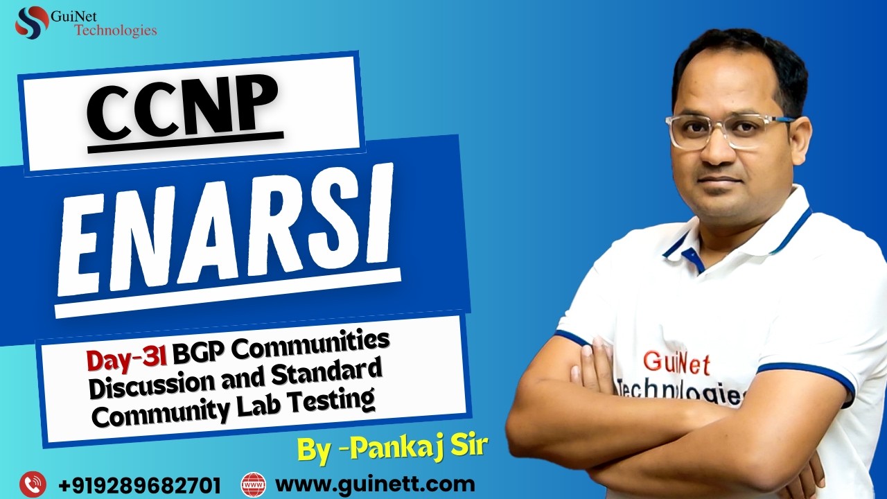 CCNP ENARSI Lecture 31: BGP Communities Discussion and Standard Community Lab Testing