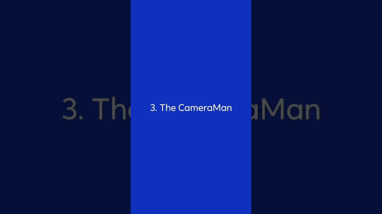 3. The CameraMan