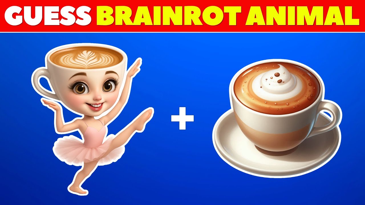 Guess The ITALIAN BRAINROT ANIMALS By Emoji 🤔 | Ballerina Cappuccina, Tung Tung Sahur