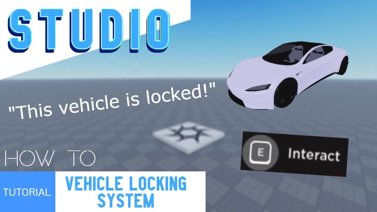 ROBLOX STUDIO | How to make a Vehicle Locking System [Like Jailbreak]