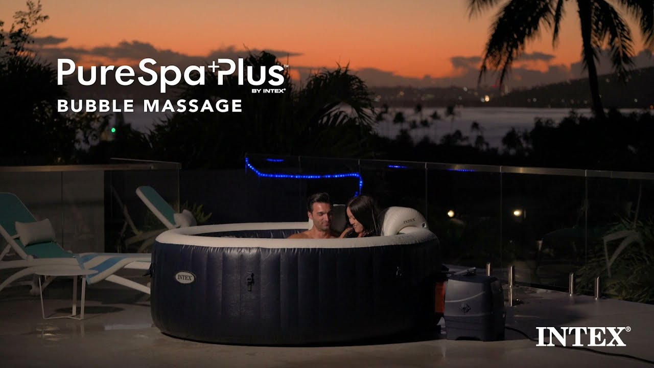 Spa Hinchable PureSpa Plus Burbujas 4-6 personas | INTEX