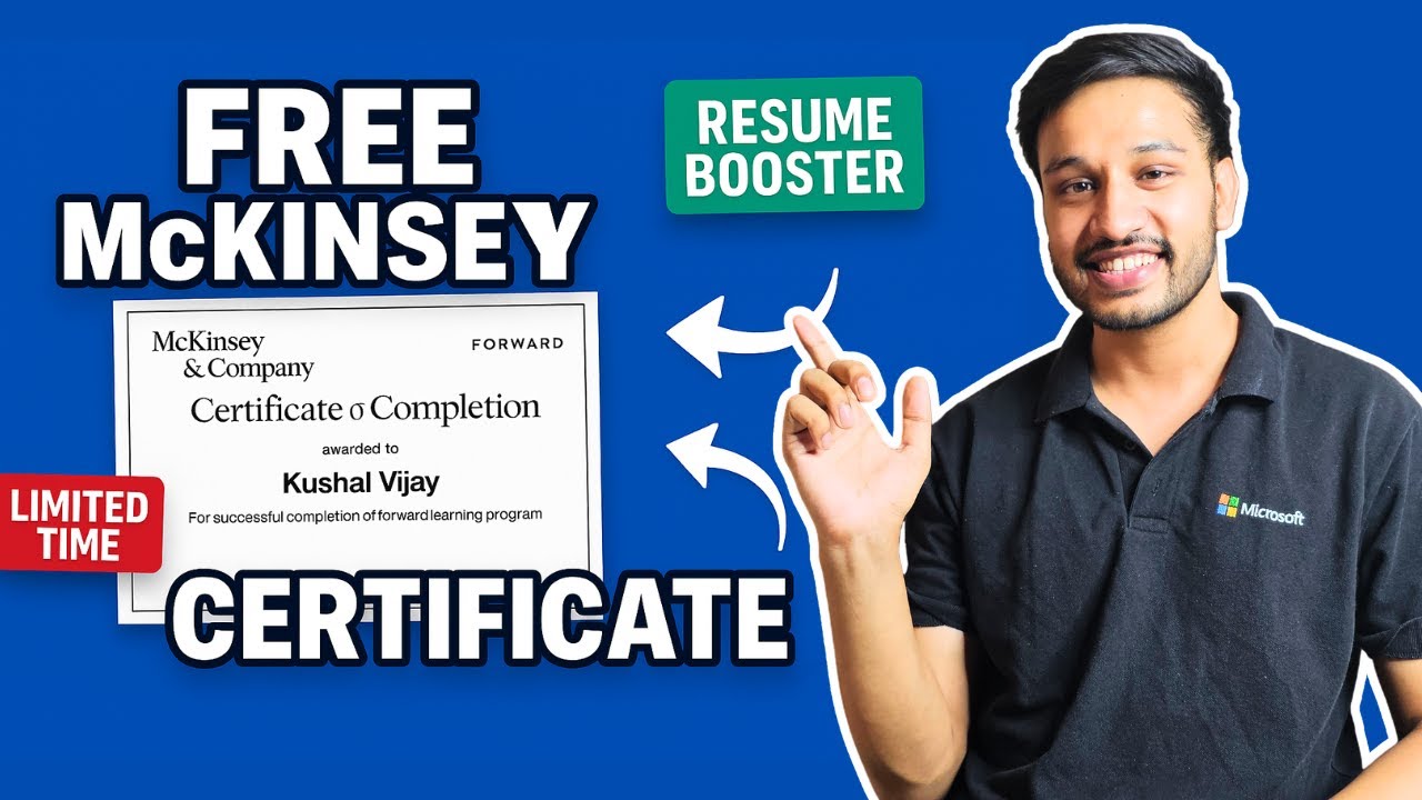 I Got a McKinsey Certificate for FREE (This Will Change Your Career)