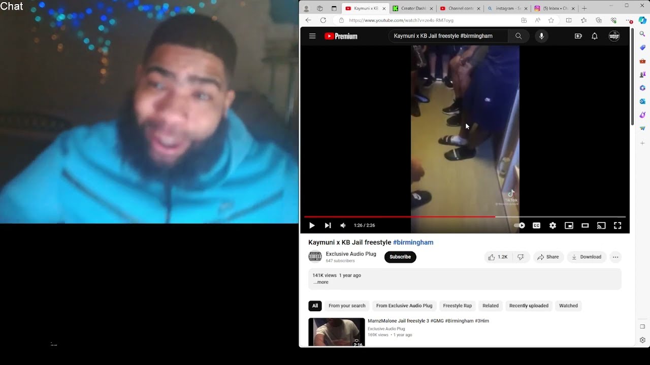 Kaymuni x KB Jail freestyle #birmingham|Reaction