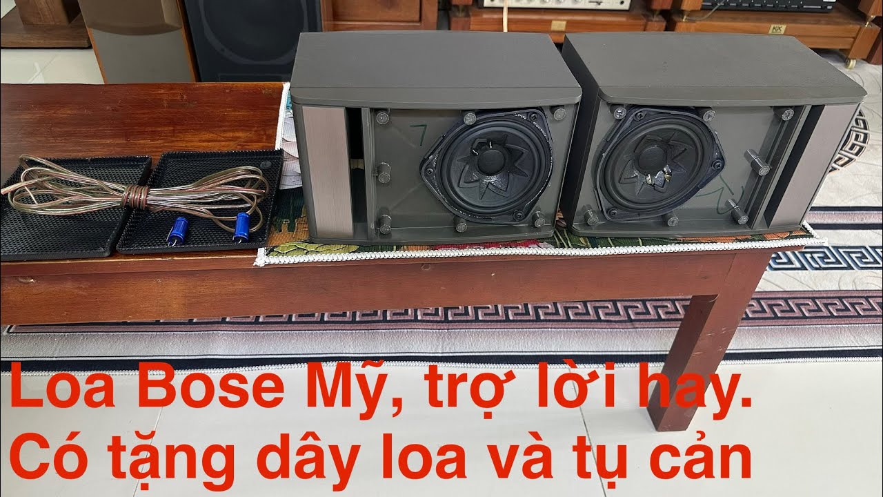 Loa Bose trợ lời rất hay, Bose 141 dòng loa toàn dãi, tiếng mượt mà trong veo, đôi này giá tốt