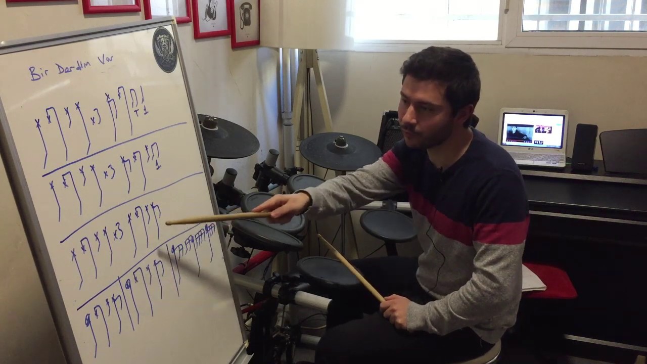 Mor ve Ötesi - Bir Derdim Var Bateri Dersi (Drum Cover)