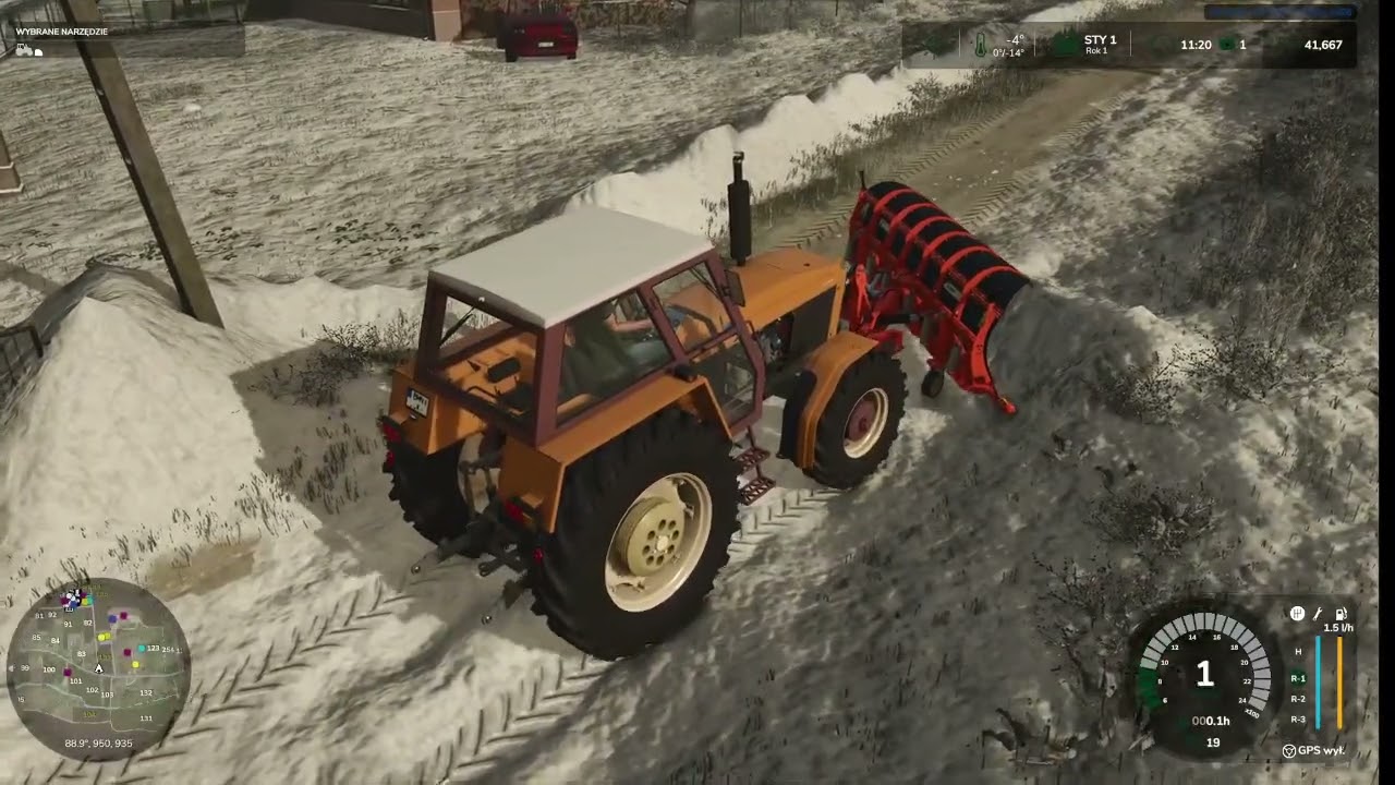 🤭Zima 🥶🥶 odśnieżanie u Lukiego 🤭🤭