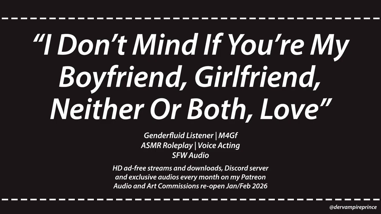 ASMR | Coming Out As Genderfluid To Your Soft British Boyfriend [M4Gf] [BFE] [Trying out pronouns]