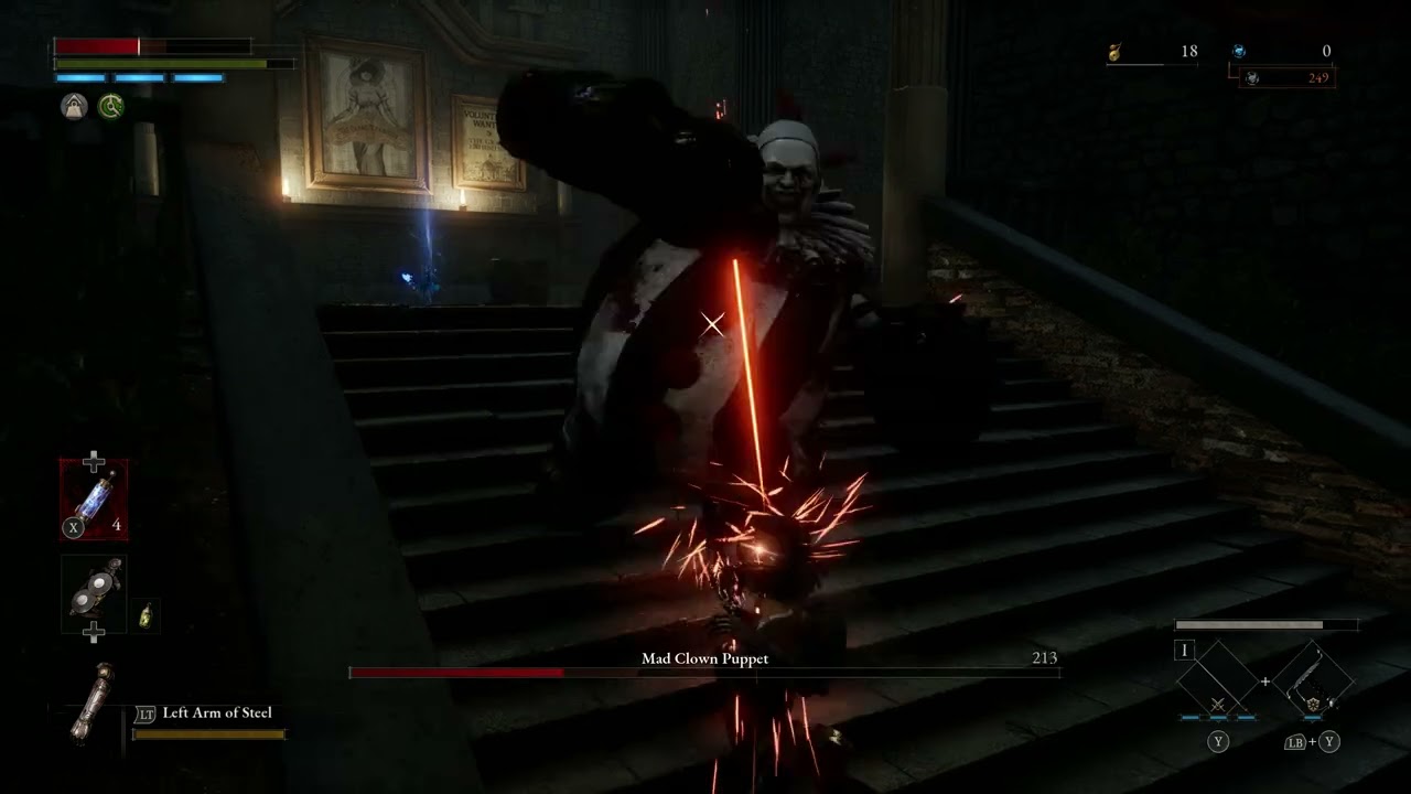 Lies of P Mad Clown Puppet boss fight