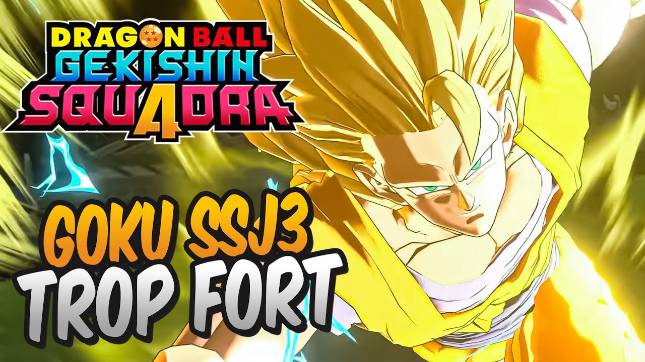 Je joue GOKU SSJ3 sur DRAGON BALL GEKISHIN SQUADRA !! (il est cheat)