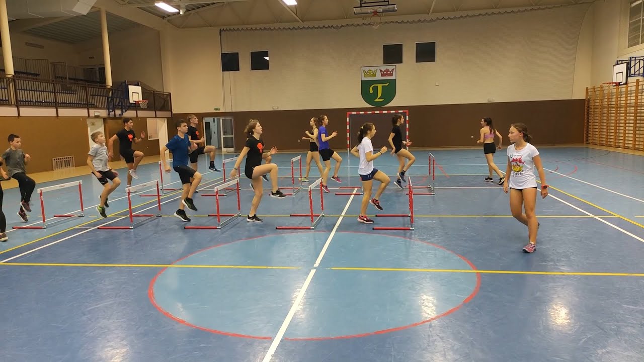 Ćwiczenia na płotkach lekkoatletycznych *PŁOTKI*