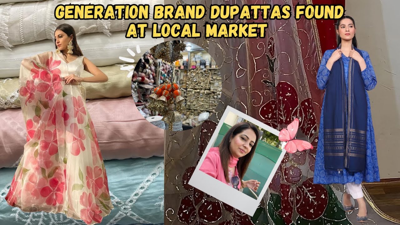CTC Shopping Mall Karachi |Generation Brand Dupatta |Paper Cotton Fabric |Hand Painted Dupatta 🩷