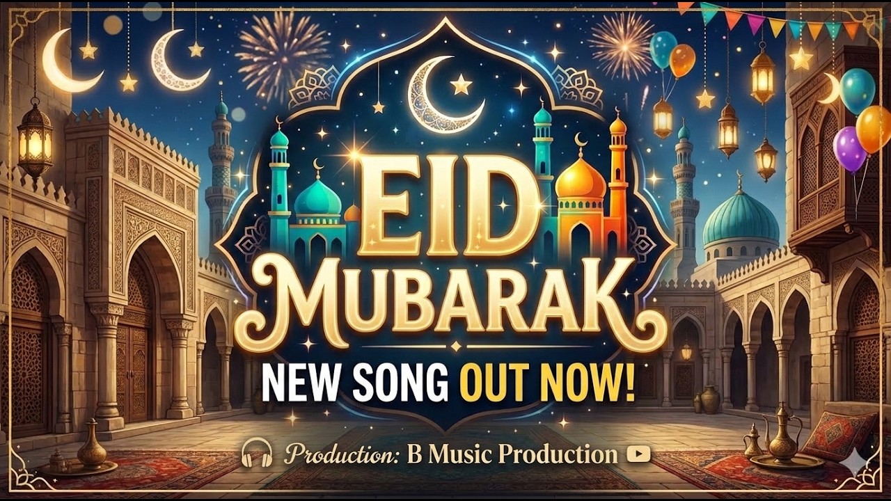 Eid Mubarak Song | Studio Version | B Music Production | Ashraf Khan | Anurag Vishwakarma |#eidsongs