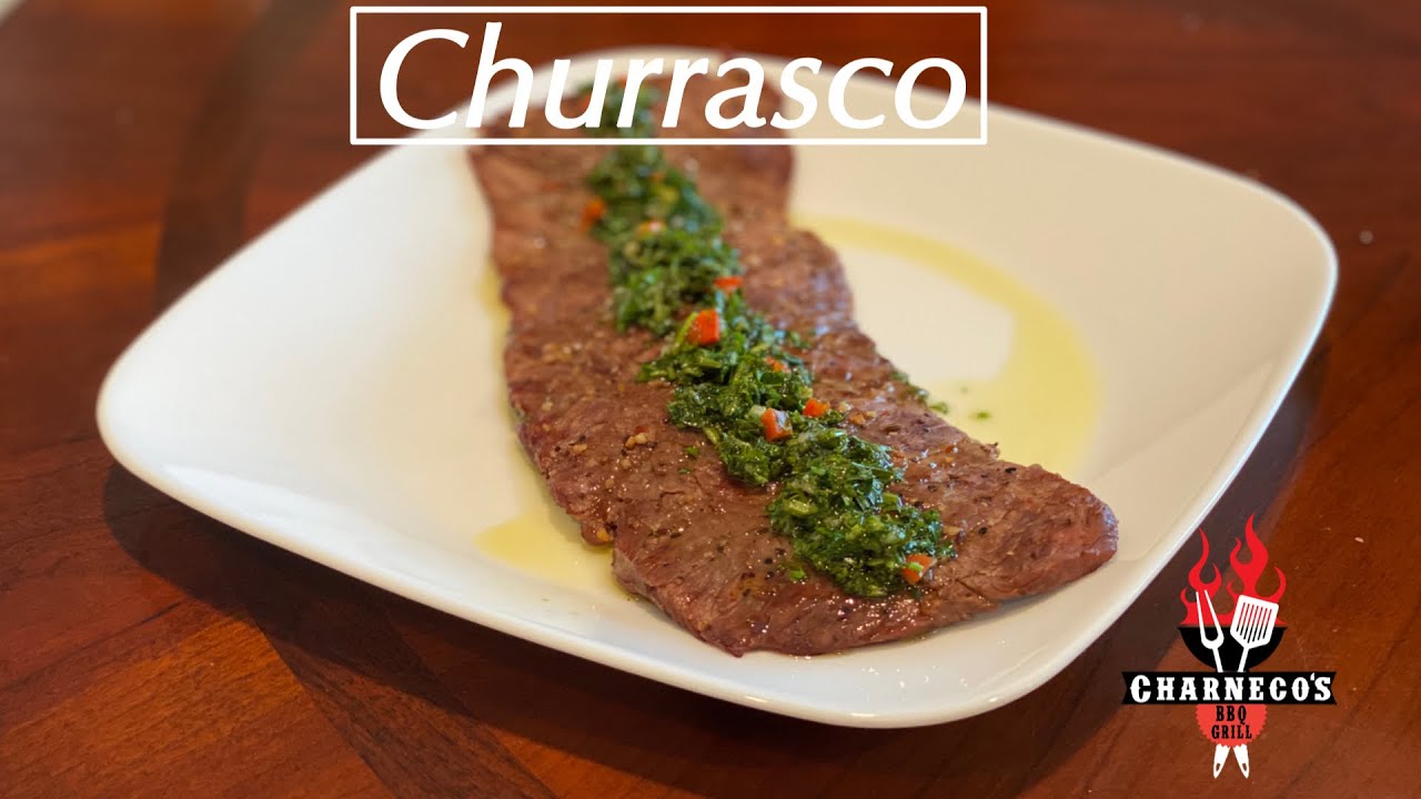 Churrasco ahumado a parrilla de gas Weber - How to grill and smoke skirt steak Ep #15