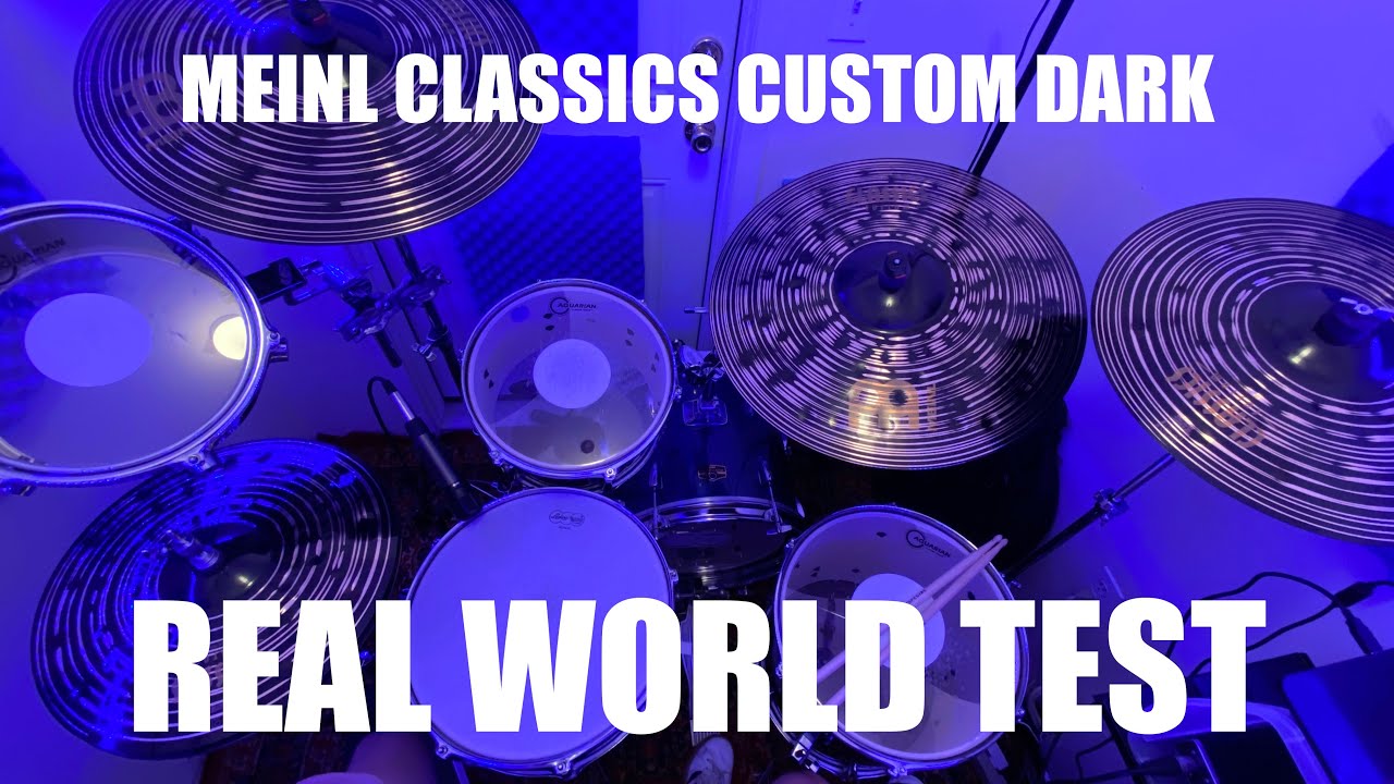 Meinl Classics Custom Dark Cymbal Pack - Demo and Review For Home Recording