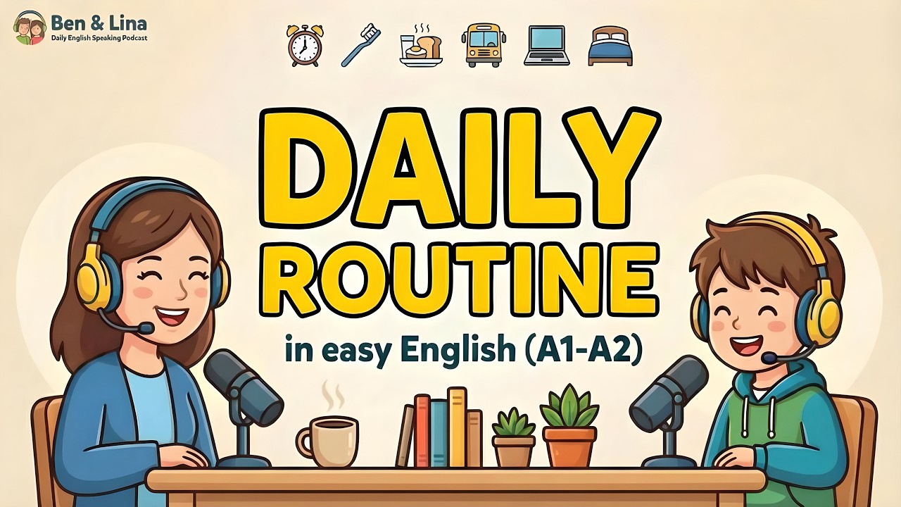 English Conversation for Beginners | A1 English | Talk About Your Day | English Podcast