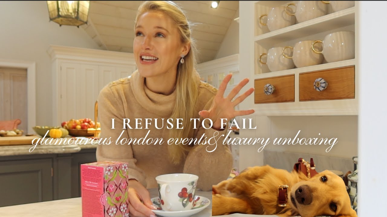 REFUSE TO FAIL | GLAMOROUS LONDON EVENT | TRADE SECRETS & THE CUTEST UNBOXING