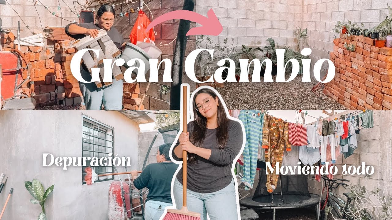 GRAN CAMBIO EN MI PATIO✅DEPURACIÓN Y LIMPIEZA PROFUNDA+NUEVOS PROYECTOS