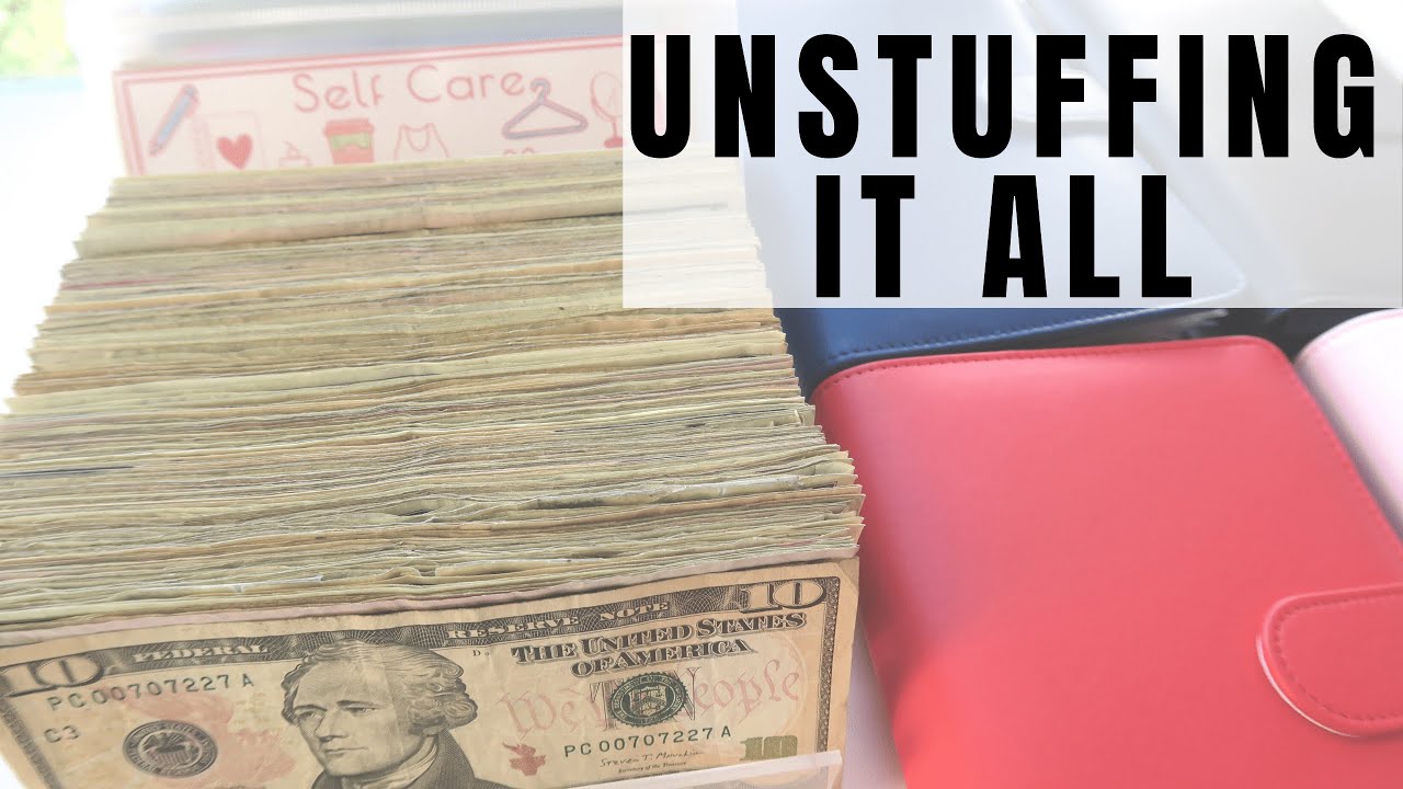 UNSTUFFING MONEY BINDERS | HOW MUCH I SAVED IN FOUR MONTHS | LOW INCOME SAVINGS