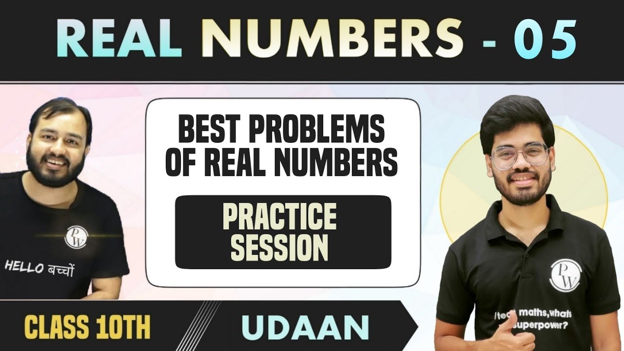 Real Numbers 05 | Best Problems of Chapter 1 | Word Problems | Challengers | NCERT | Class 10