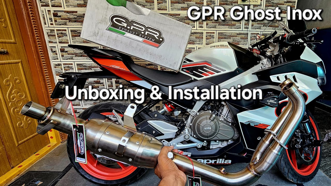 Installed the GPR Ghost Inox Full System Exhaust on my Aprilia RS 457 — All by myself (DIY)!  🔧🔥