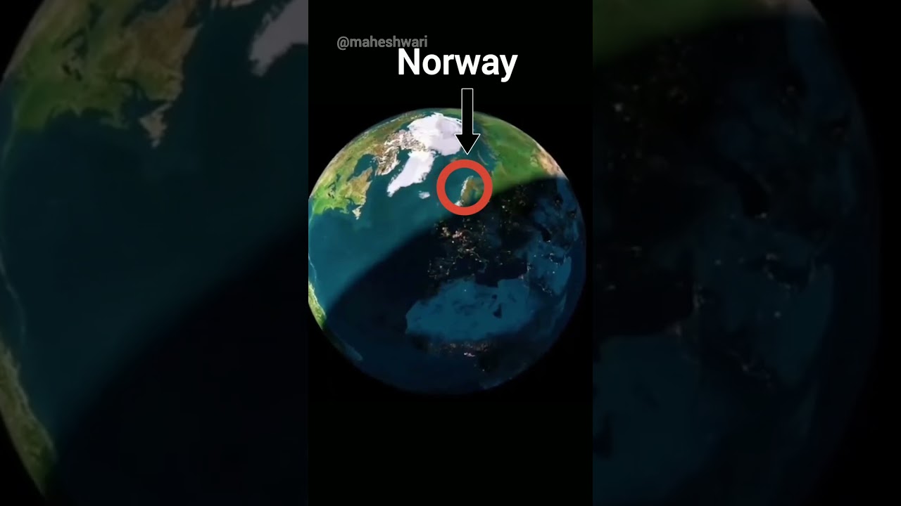why does the sun not set in norway For some months?#norway