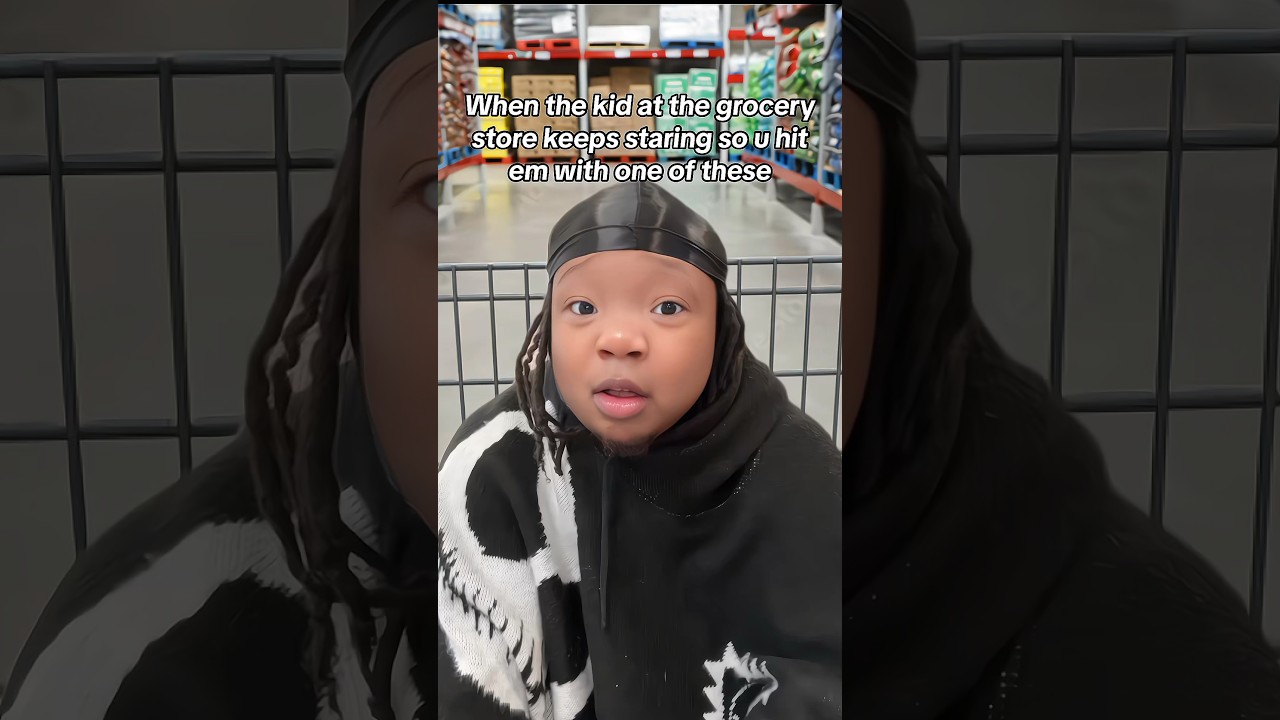 The Kid That Keeps Staring at You in The Grocery Store