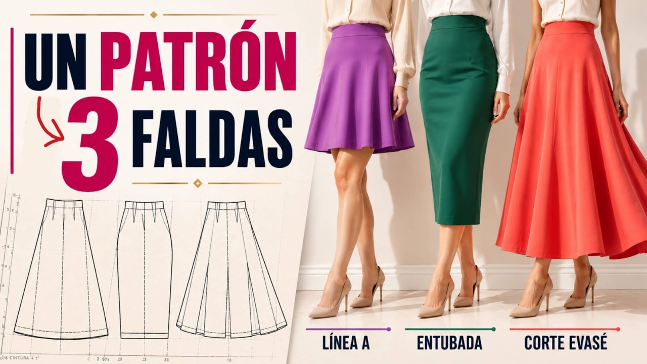 Tres modelos con solo un patrón