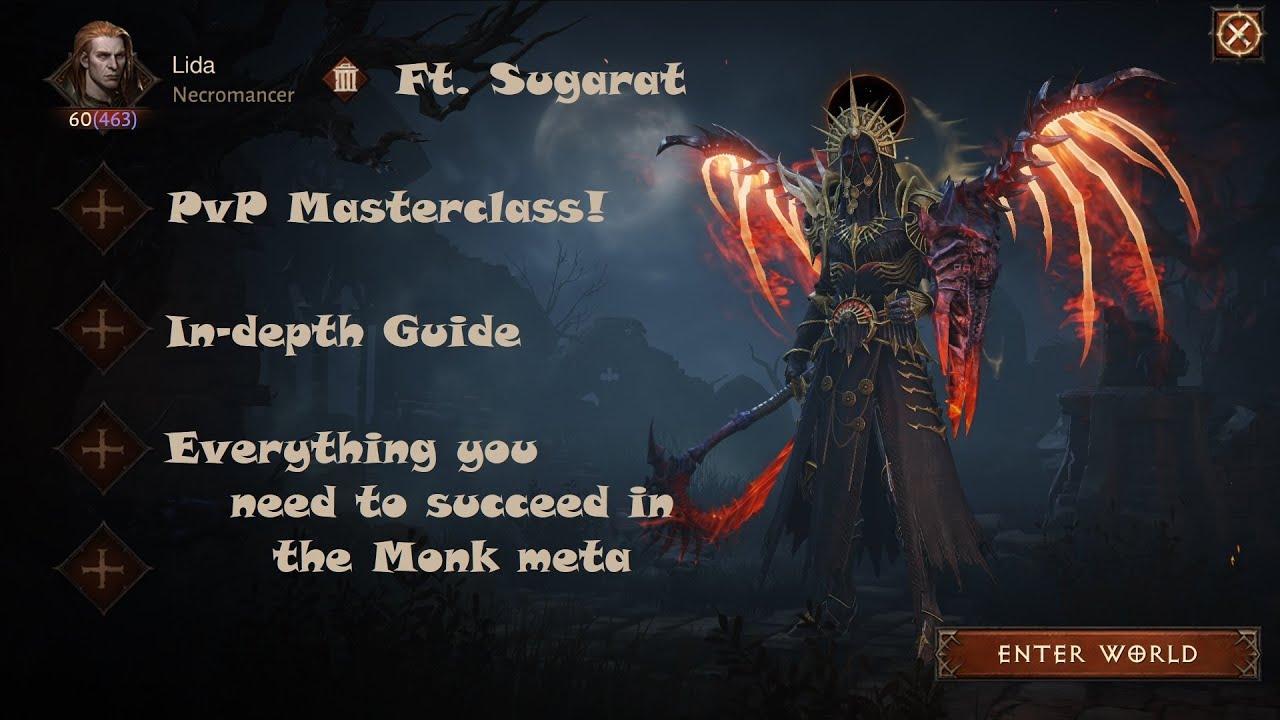 Necro - PvP Masterclass from Sugarat (Whale Build) | Diablo Immortal