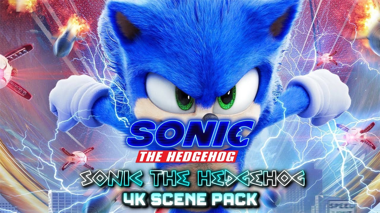 Sonic The Hedgehog • 4K ScenePack( Part 1)
