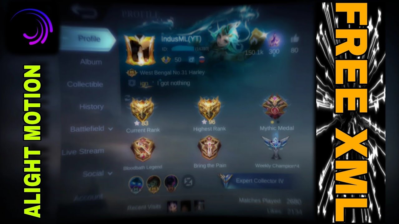 MLBB PROFILE EDIT 🔥 || PHONK PRESET || XML 5MB + XML 📁|| LINK IN DISCRIPTION