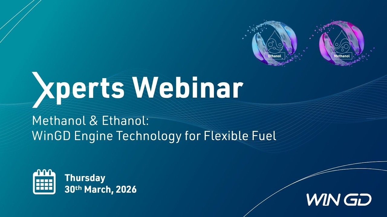 Webinar - Methanol & Ethanol: WinGD Engine Technology for Flexible Fuel