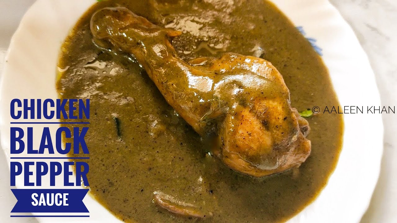 Chicken Black Pepper Sauce - Indian Style Pepper Chicken Recipe