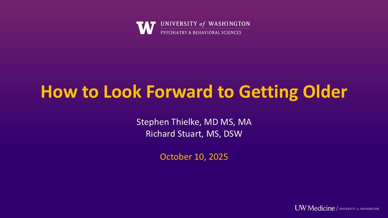 How to Look Forward to Getting Older