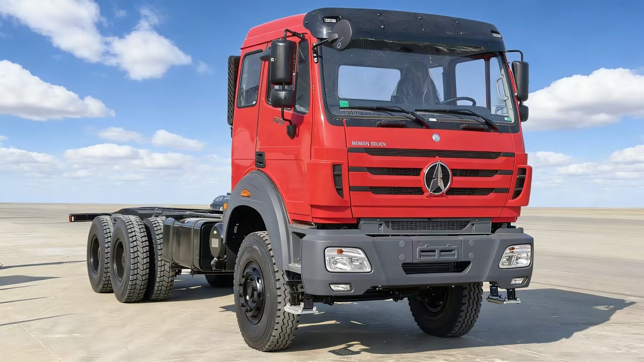 Beiben 6x4 truck chassis,380 Hp engine