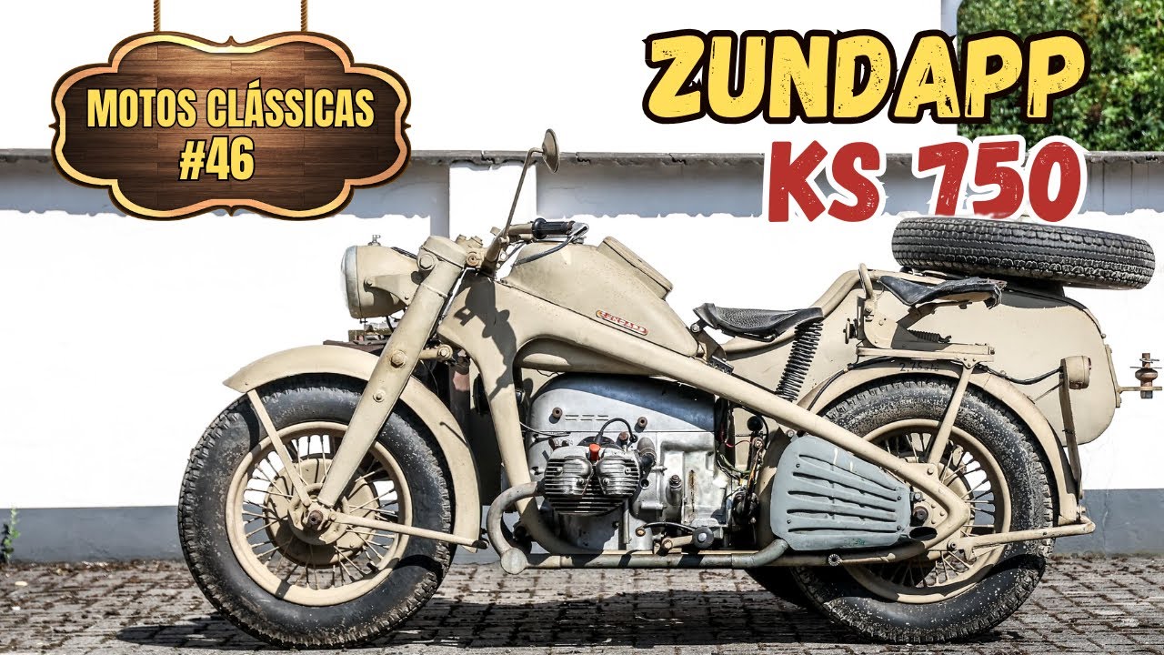 ZUNDAPP KS 750 | O TANQUE DE TRÊS RODAS DA SEGUNDA GUERRA MUNDIAL | MOTOS CLÁSSICAS #46