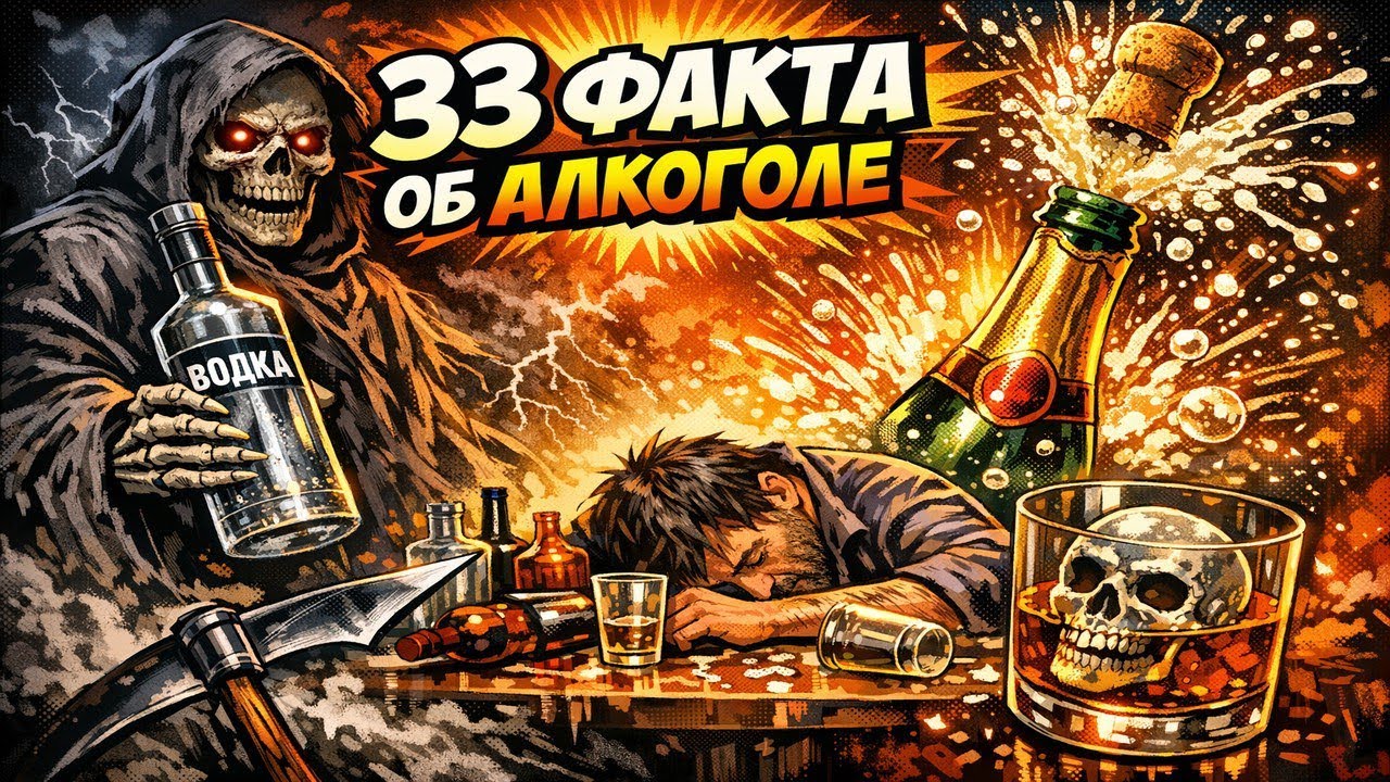 33 ШОКИРУЮЩИХ ФАКТА ОБ АЛКОГОЛЕ, О КОТОРЫХ МОЛЧАТ ВРАЧИ