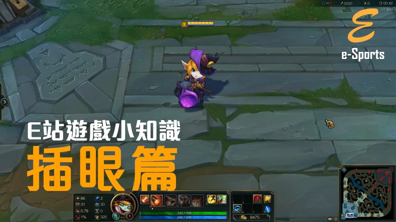 【E站LOL教學】英雄聯盟跨地形插眼教學！