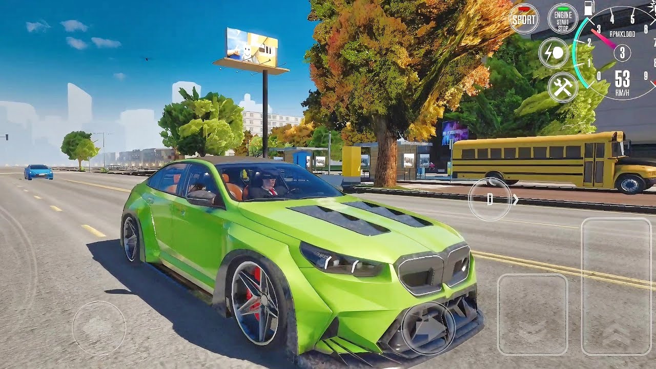Driving School Simulator EVO: BMW M5 (G90) Gameplay | City & Highway Car Missions
