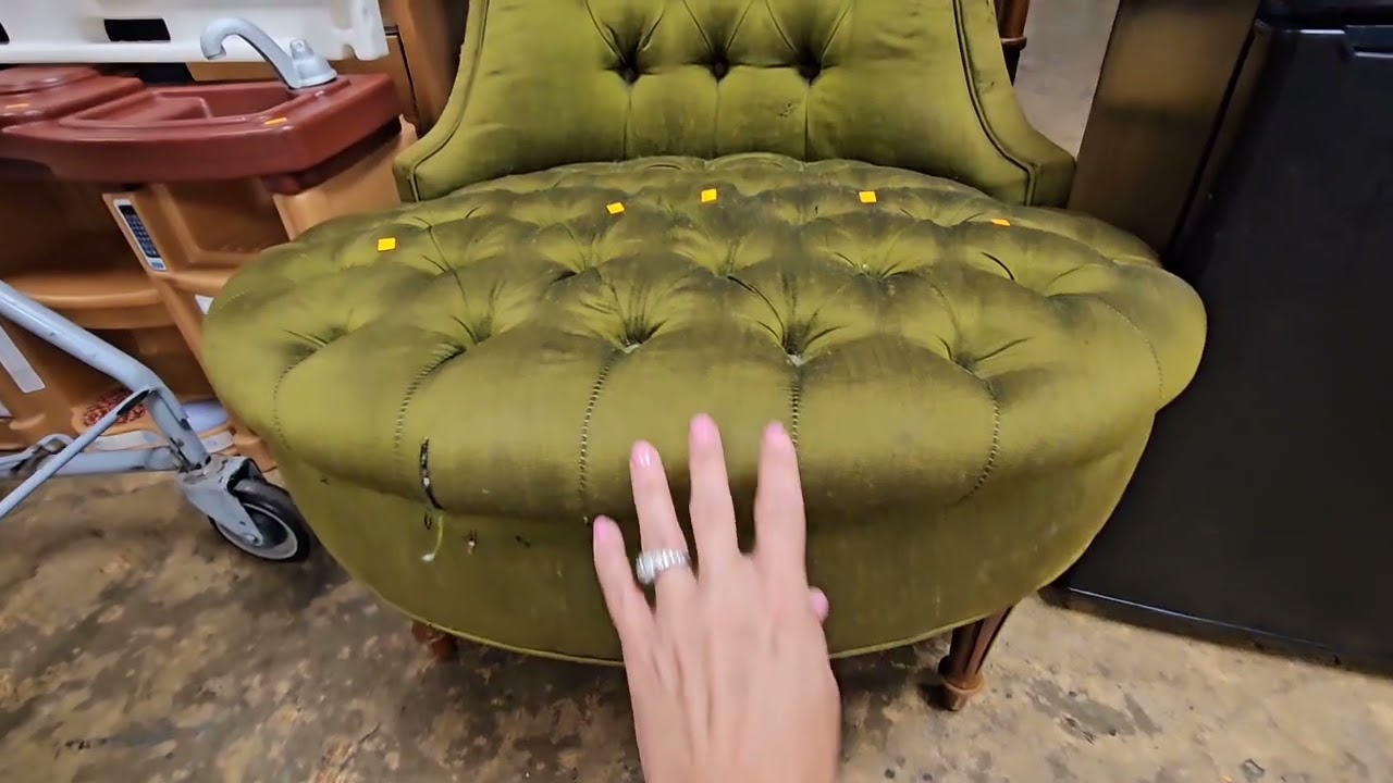 Treasure hunting at the goodwill bins