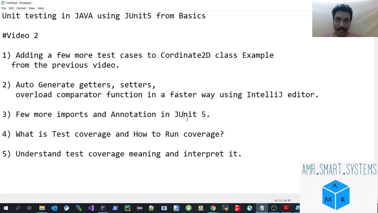 Understanding Unit Testing in JAVA using Junit5 from Scratch Video#2 :UnitTest Coverage Report #Java