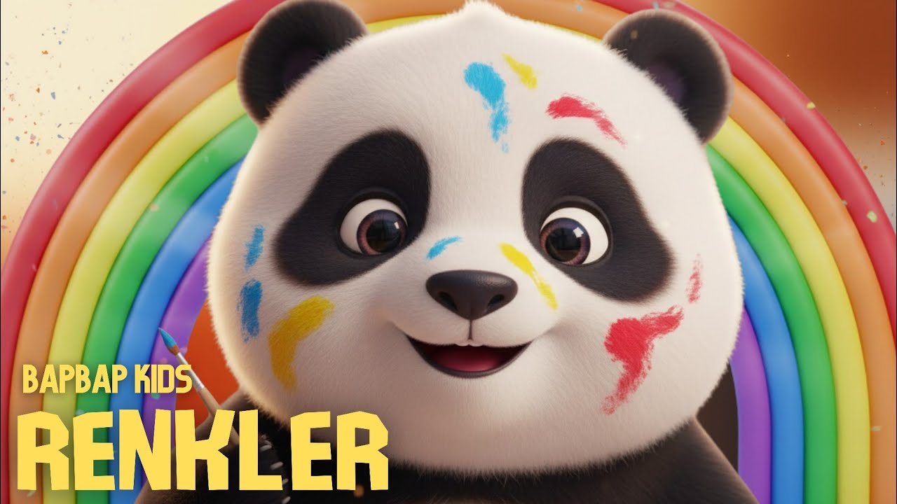 Panda Bapi İle Renkleri Öğreniyoruz | Eğitici Çocuk Şarkıları - BapBap Kids