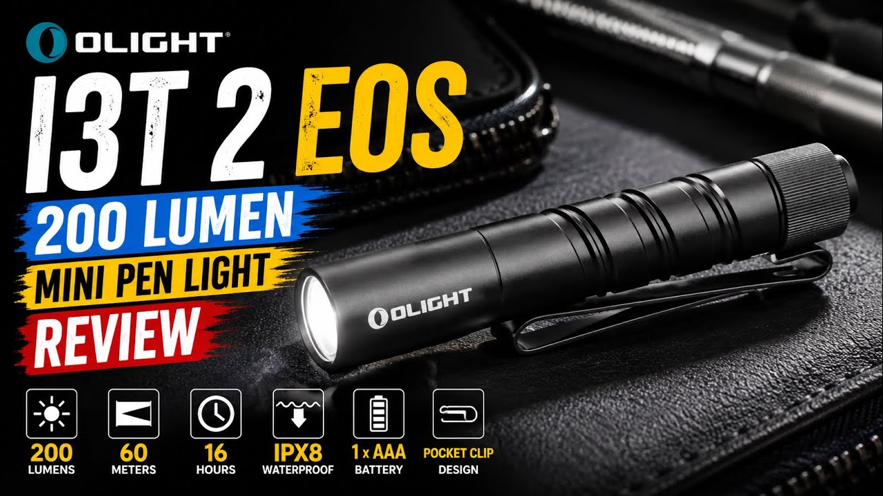 O Light I3T 2 EOS 200 Lumen Mini Pen Light Review