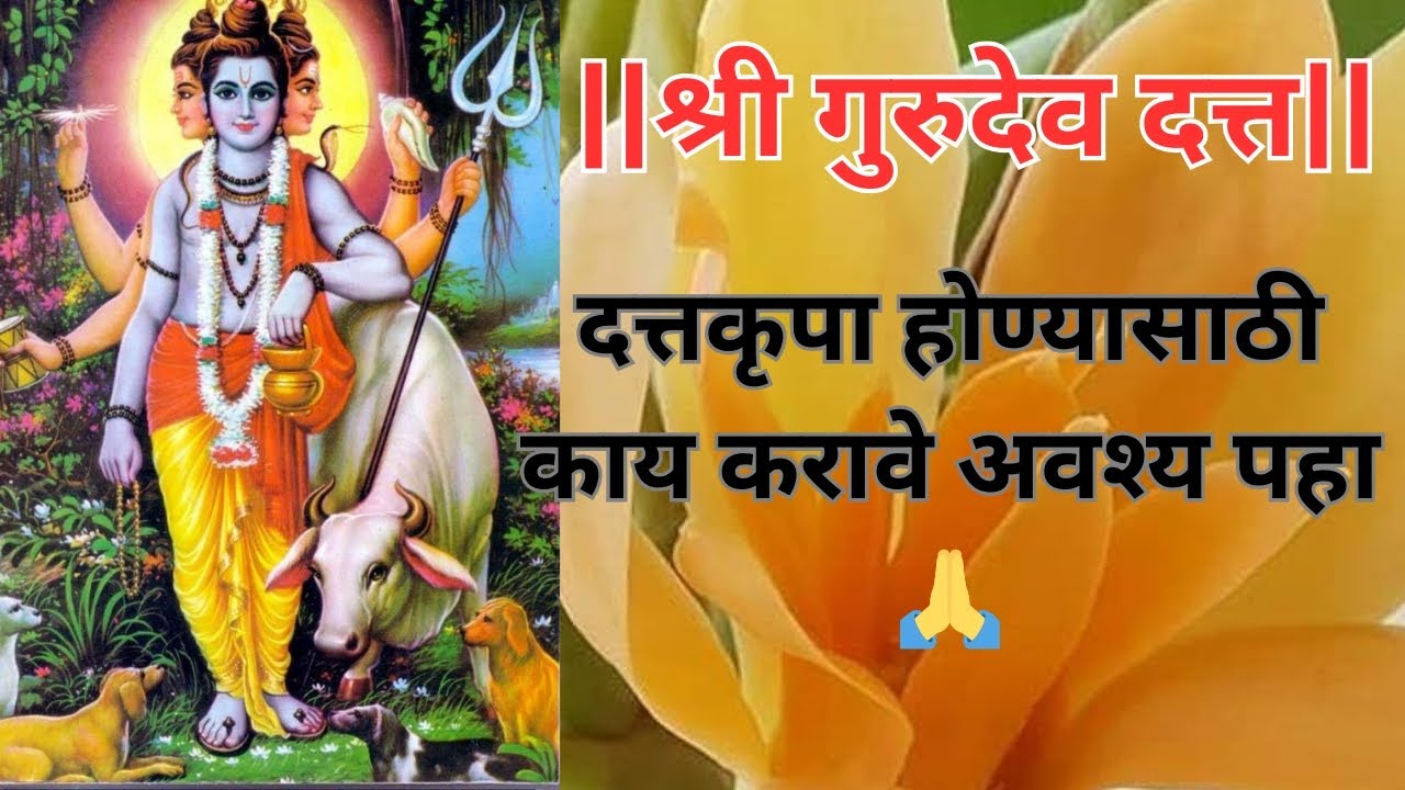 #गुरुदेव दत्त#दत्तकृपा होण्यासाठी काय करावे#दत्तकृपा#dattkrupa#gurudev datt upay 