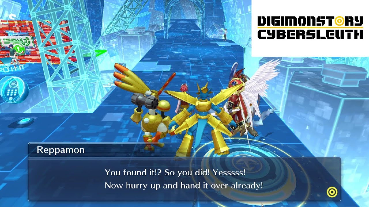 Digimon Cybersleuth - Property lost of Reppamon, Friggimon, Wizardmon, Biyomon, Falcomon, Sunflowmon