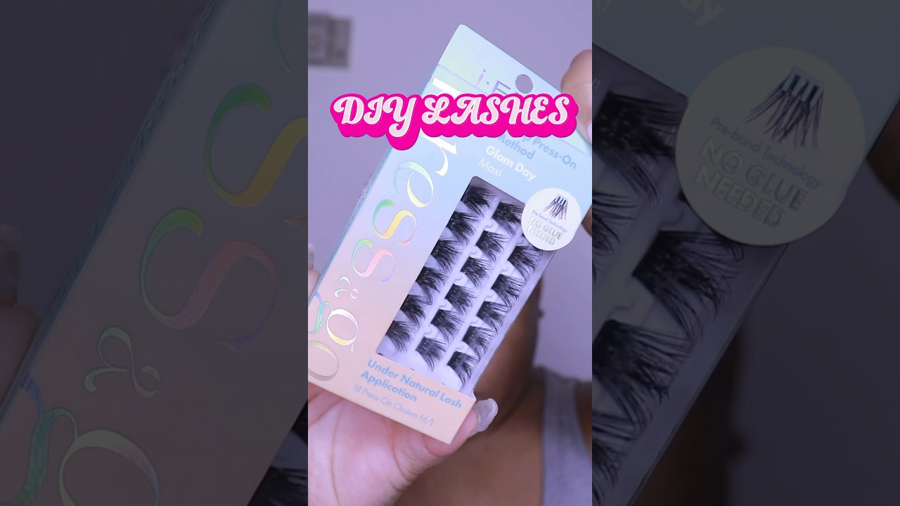 Ienvy press & go lashes #diylashextensions #pressonlashes #lashextensions #beautyinfluencer