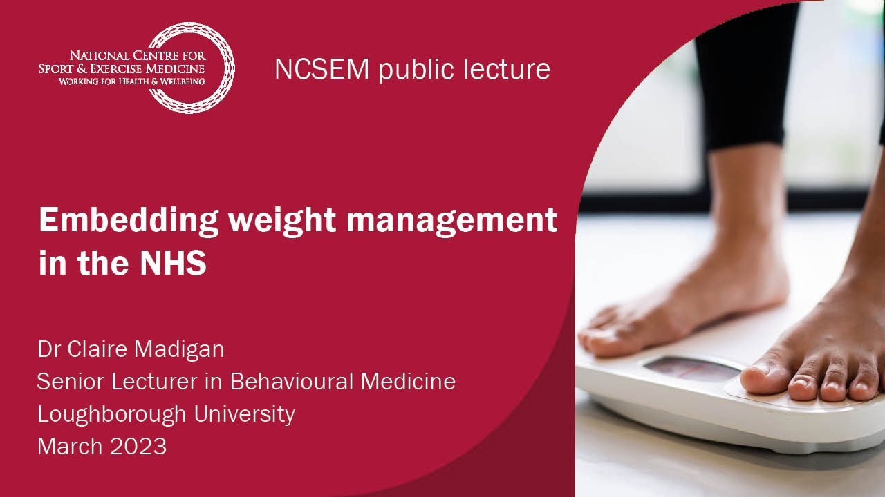 Embedding weight management in the NHS