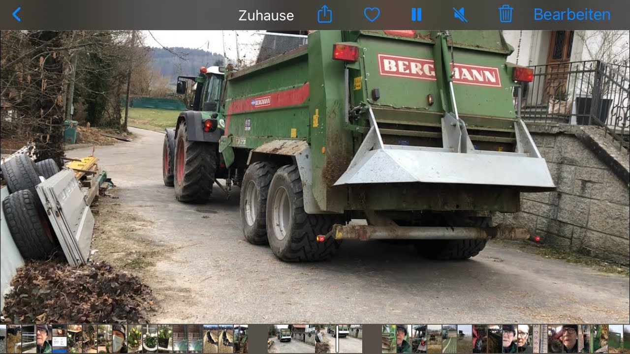 Fendt 714 und Bergmann TSW 2120 im Einsatz bei Bauer Simon