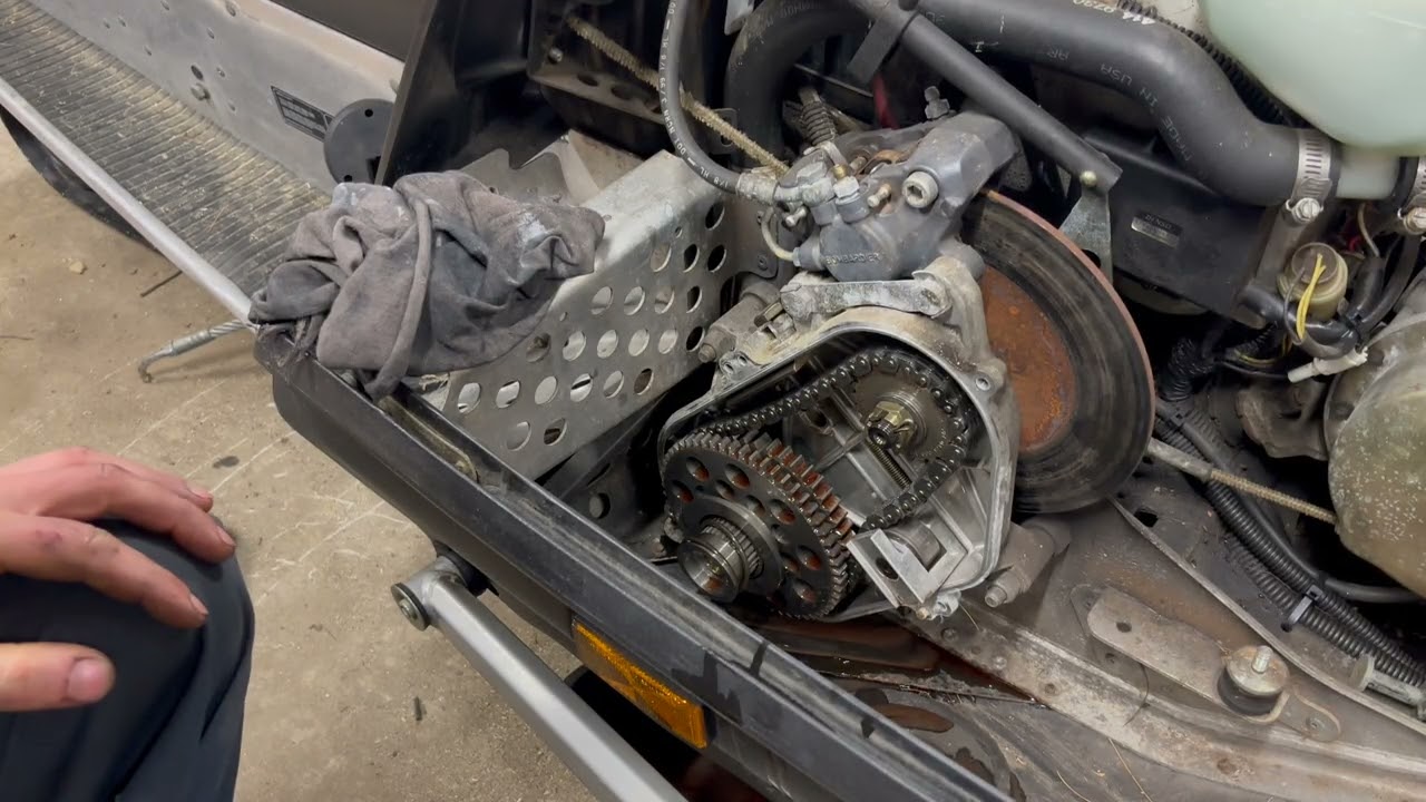 2000 SKI DOO Formula 500 bad belt causing noise on takeoff