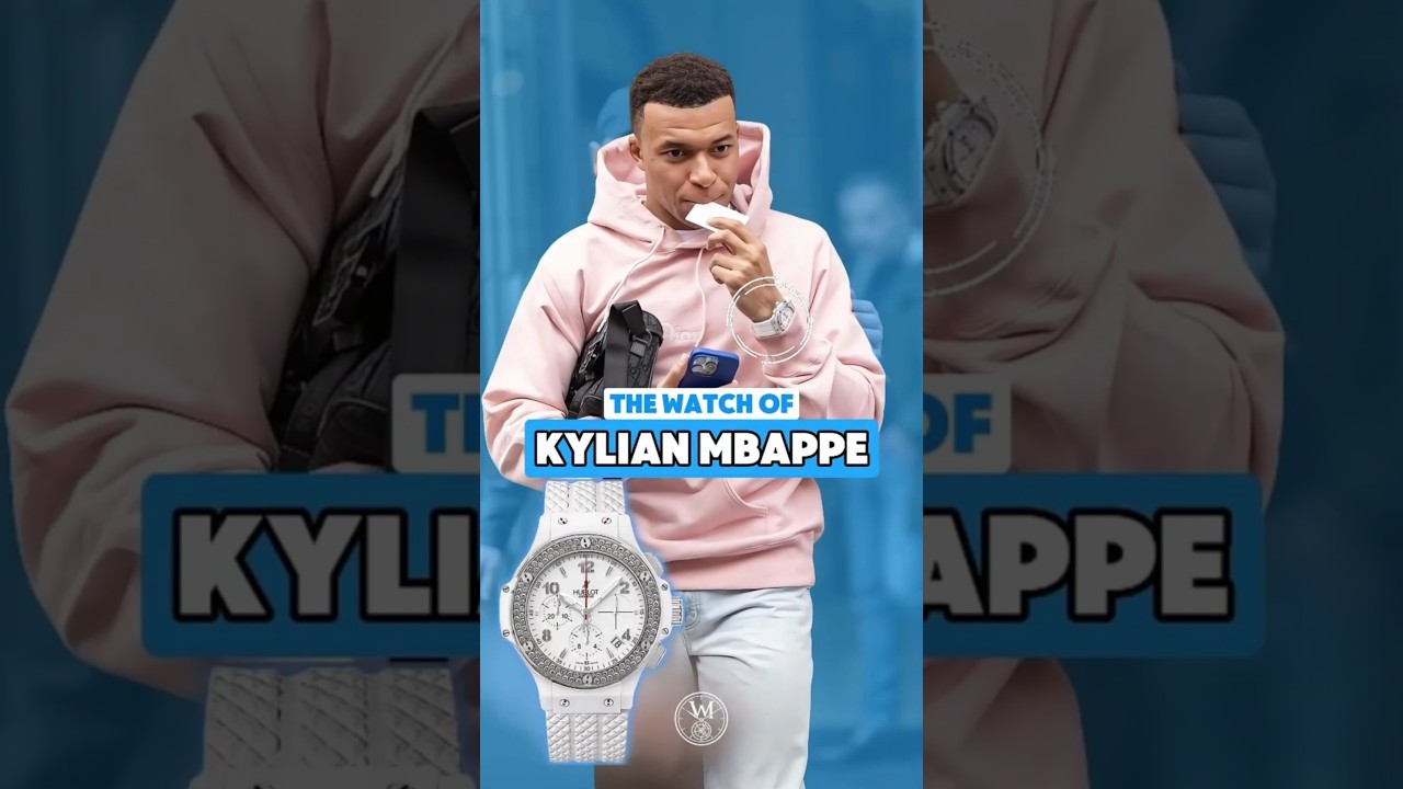 Kylian Mbapp&eacute; FLEX Iced-Out Hublot Big Bang in Paris 💎⌚
