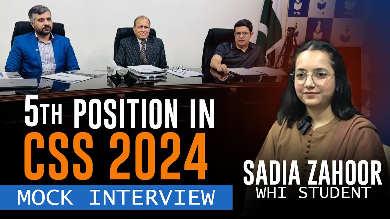Садия Захур — 5-е место в CSS 2024 — Горжусь WHI